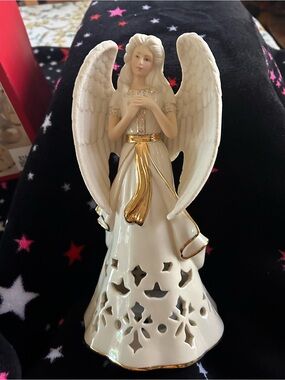 Lenox Ivory and Gold Angel Figurine
